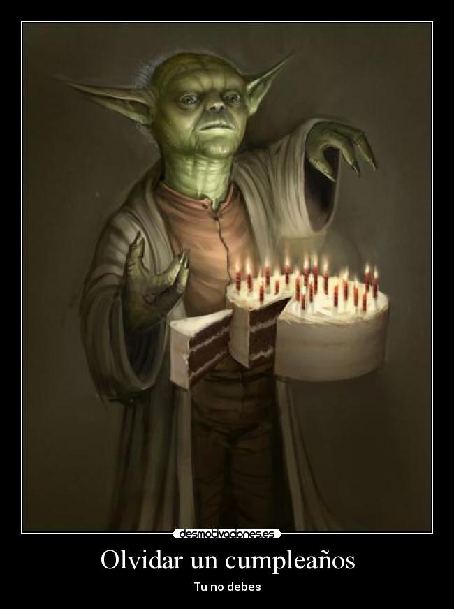 Olvidar un cumpleaños -