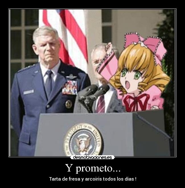 Y prometo... - Tarta de fresa y arcoiris todos los dias !