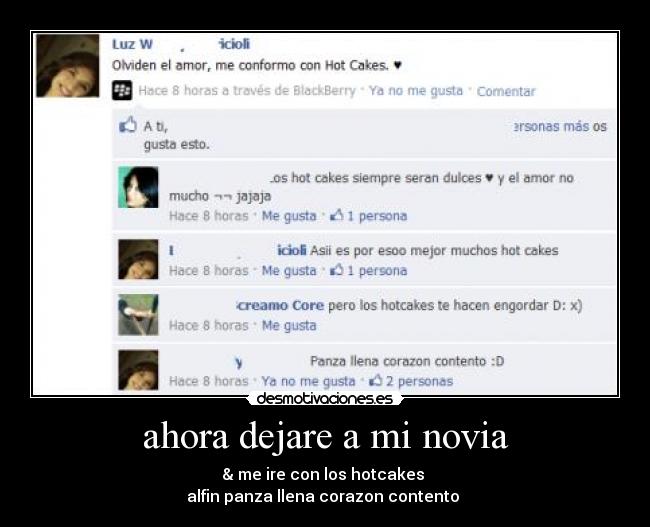 ahora dejare a mi novia -