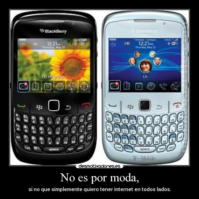 No es por moda, - 