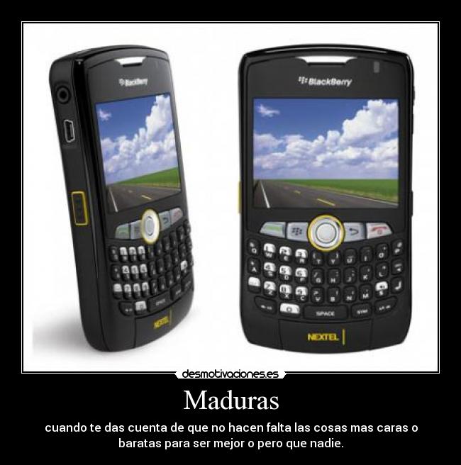 carteles iphone blackberry cosas caras desmotivaciones