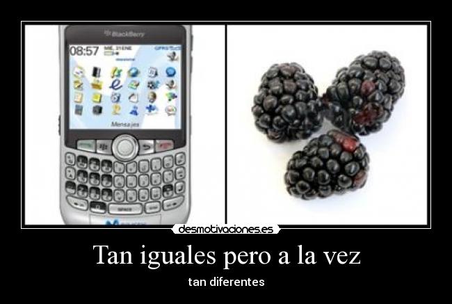 Tan iguales pero a la vez - 