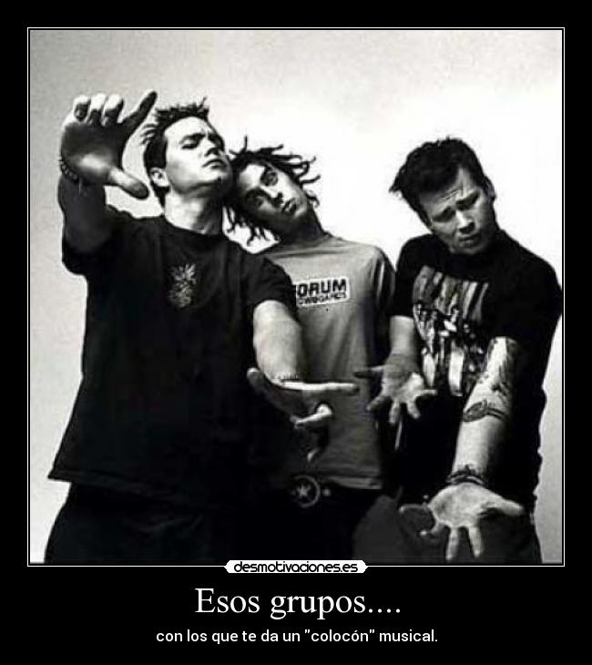 carteles blink 182 desmotivaciones