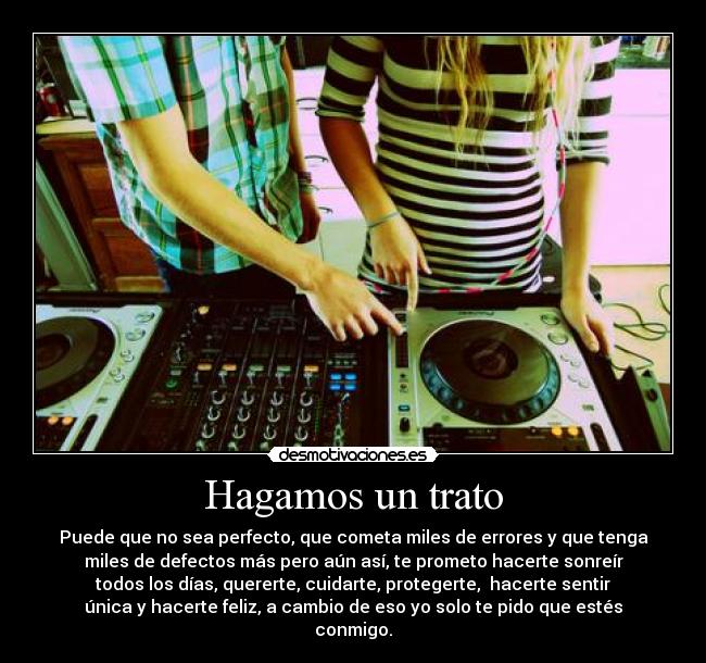 Hagamos un trato -