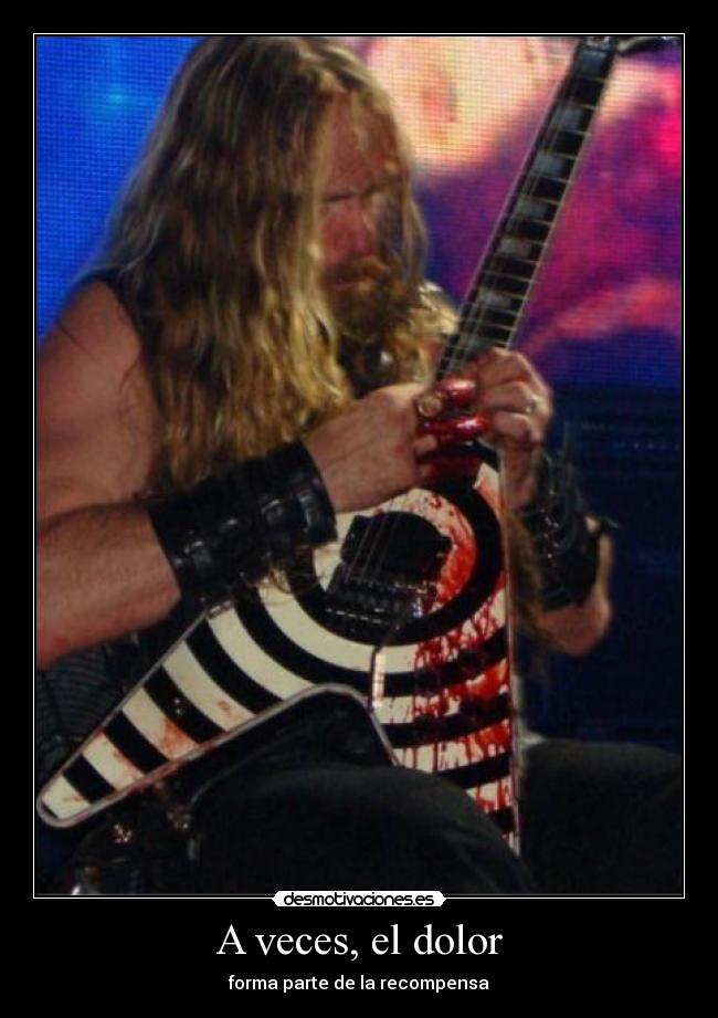 A veces, el dolor - forma parte de la recompensa
