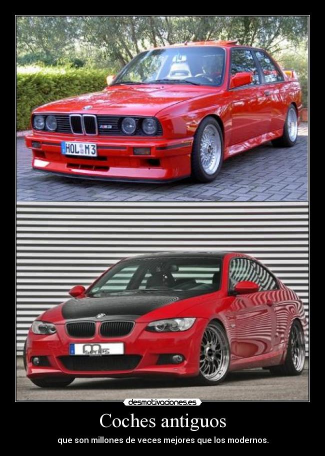 Coches antiguos - que son millones de veces mejores que los modernos.