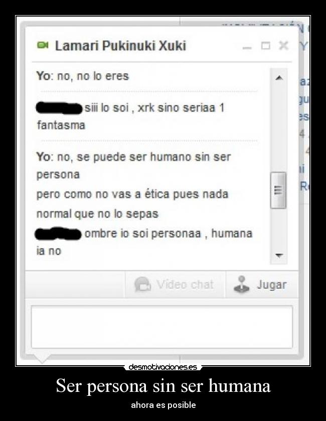 carteles humana persona choni lol tuenti desmotivaciones