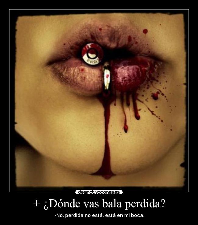 + ¿Dónde vas bala perdida? - 