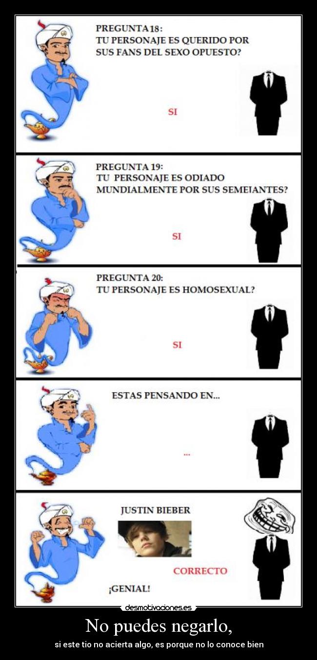 No puedes negarlo, -