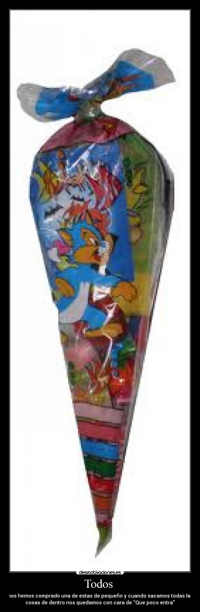 Todos - nos hemos comprado una de estas de pequeño y cuando sacamos todas las
cosas de dentro nos quedamos con cara de Que poco entra