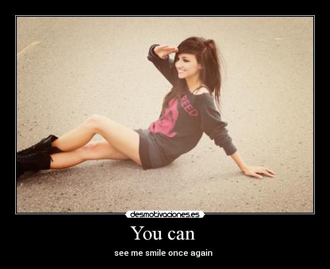 You can  - 