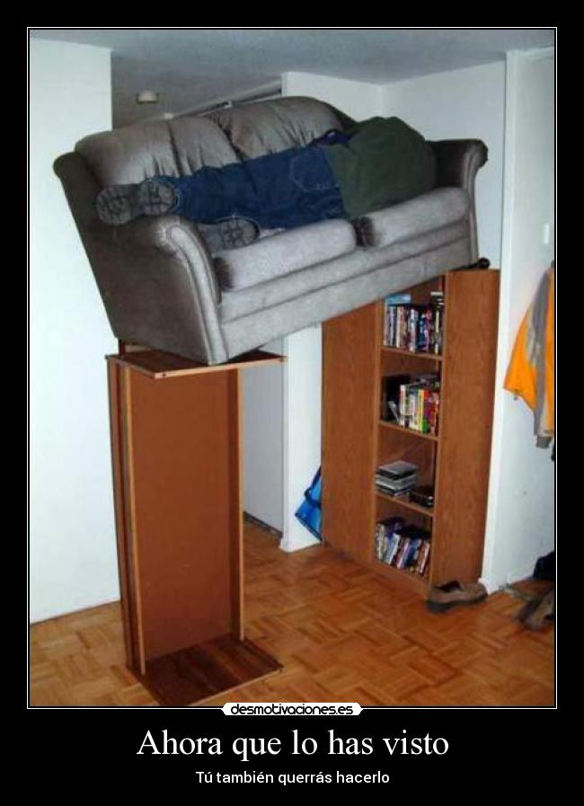 Ahora que lo has visto -