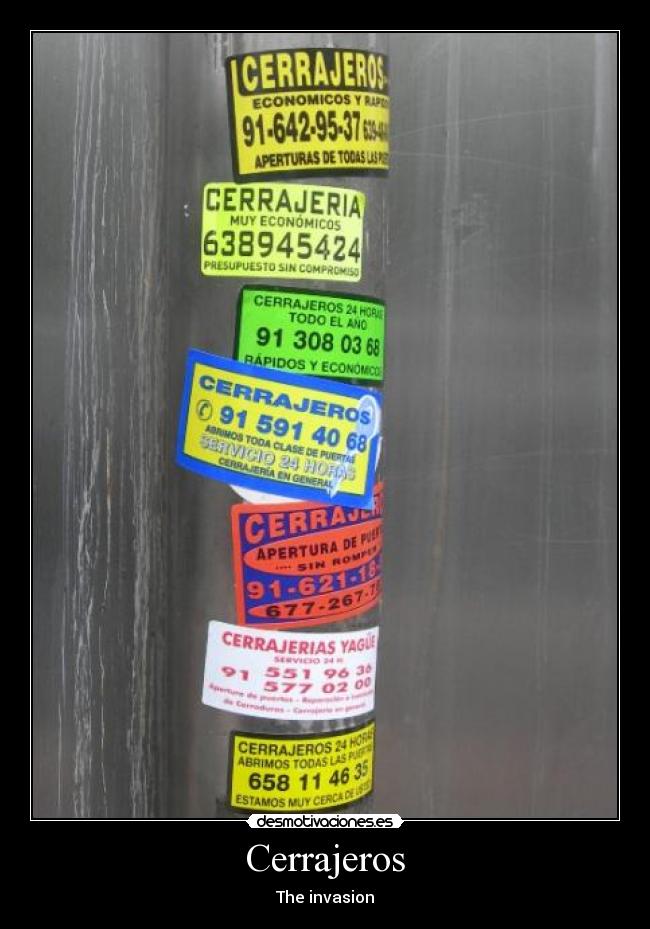 Cerrajeros - The invasion