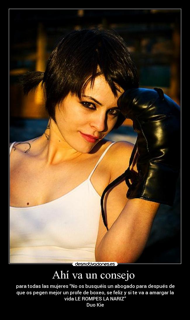 Ahí va un consejo  - 