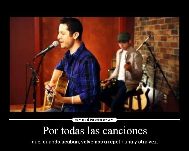 Por todas las canciones -