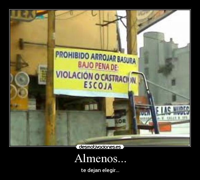 Almenos... - 