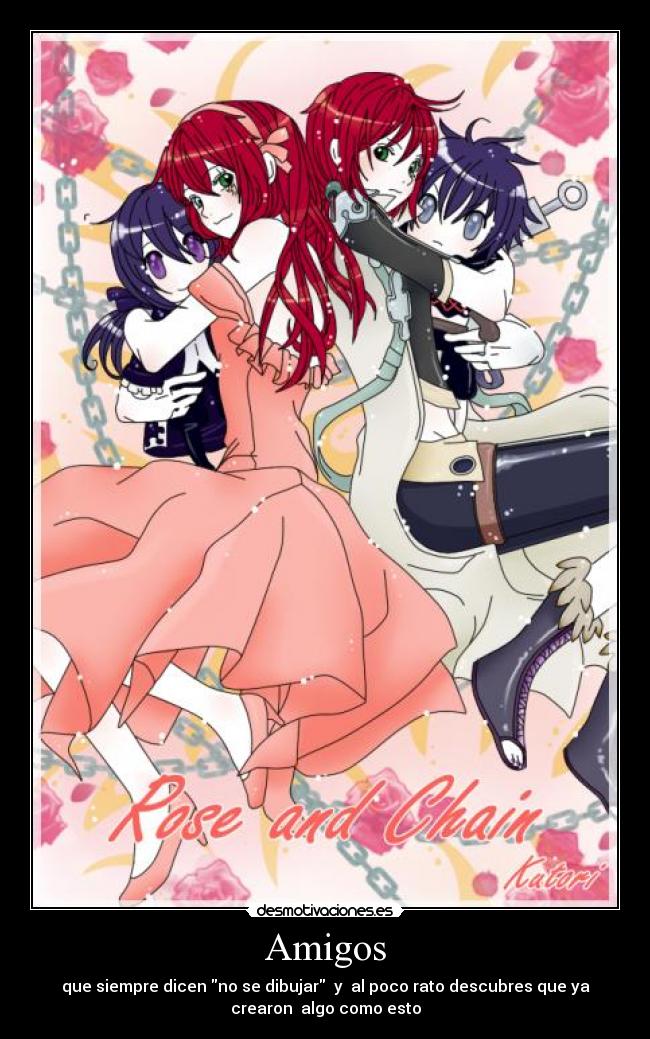 Amigos - que siempre dicen no se dibujar y al poco rato descubres que ya
crearon algo como esto
