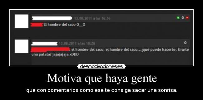 carteles gente comentarios consiga sacar sonrisa motiva desmotivaciones