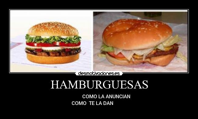 HAMBURGUESAS -
