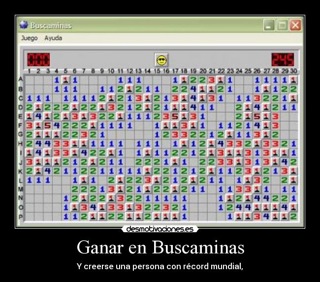 Ganar en Buscaminas -