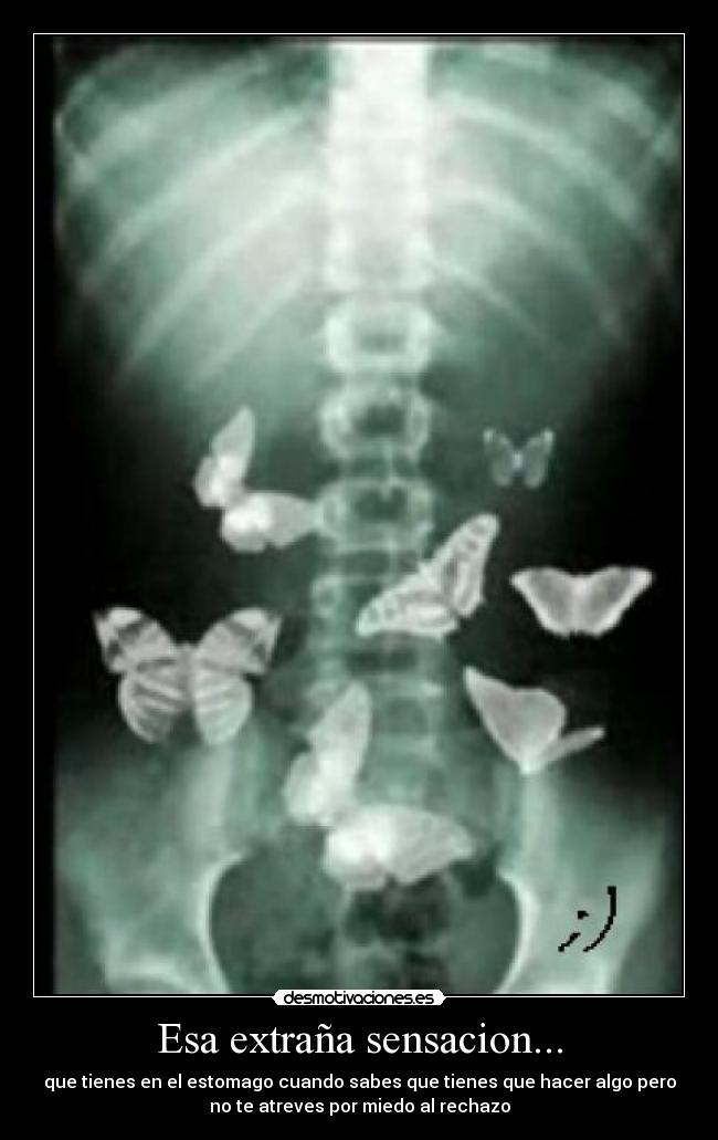 Esa extraña sensacion... -