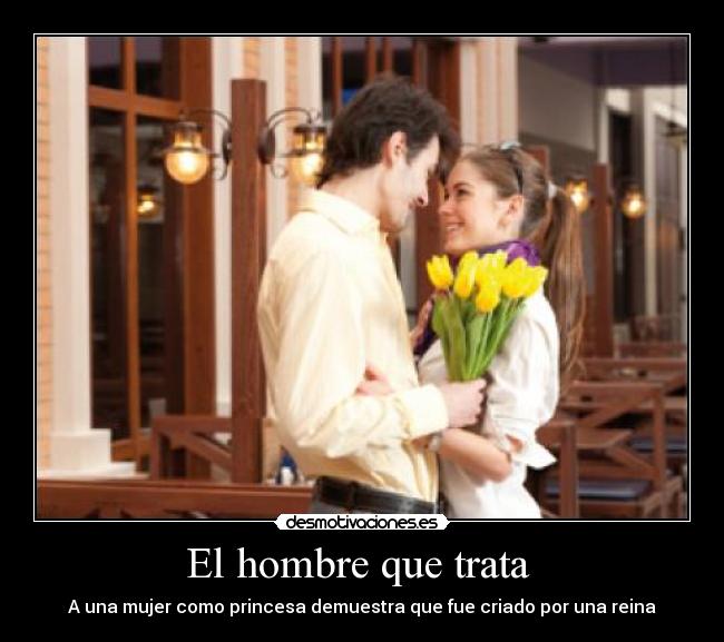 El hombre que trata -