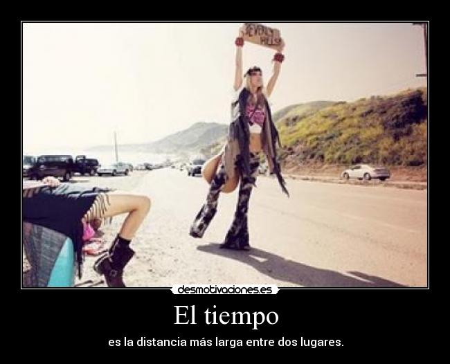 El tiempo -