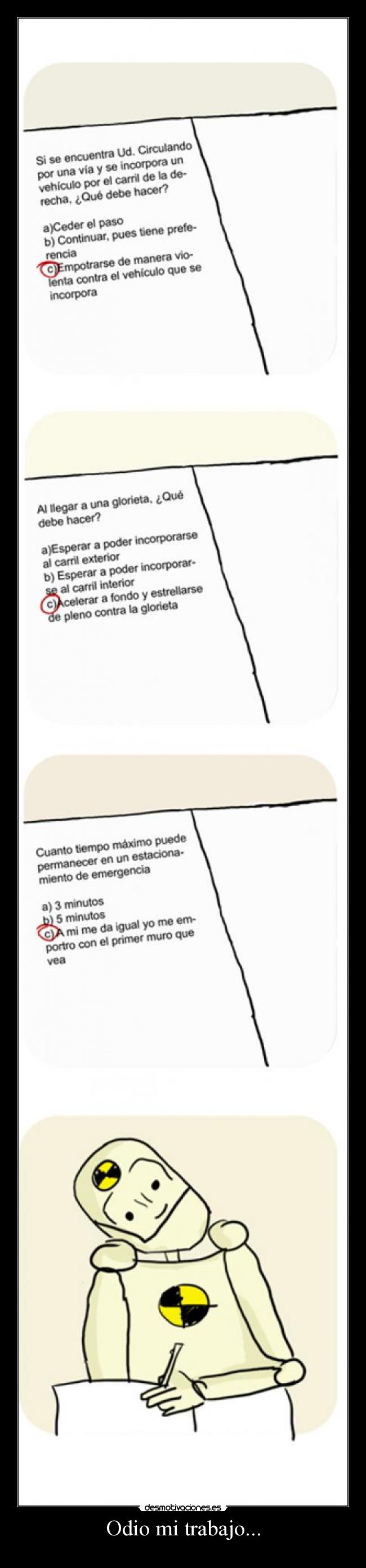 Odio mi trabajo... - 