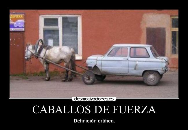 CABALLOS DE FUERZA -