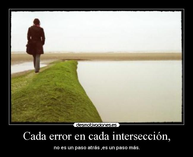 Cada error en cada intersección, - 