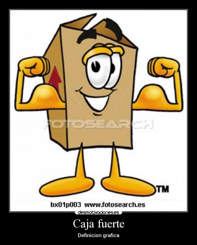 Caja fuerte - Definicion grafica