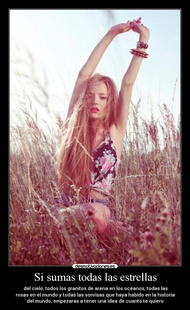 Si sumas todas las estrellas -