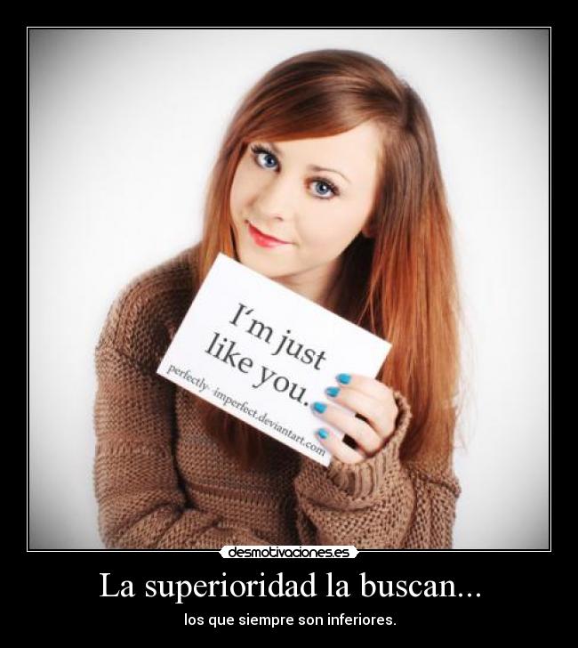 carteles superioridad menos buscar desmotivaciones