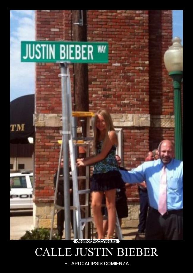 CALLE JUSTIN BIEBER -