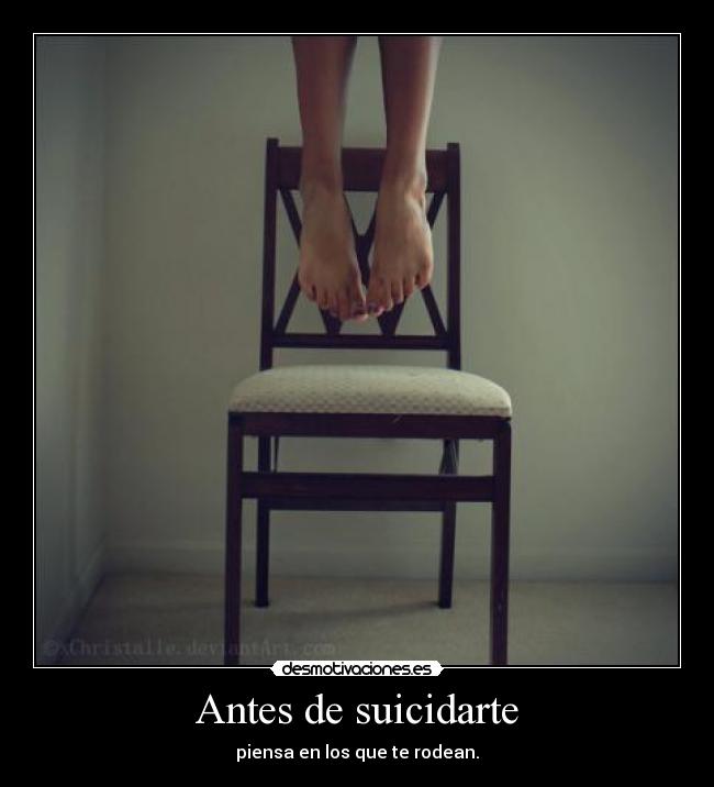 Antes de suicidarte -