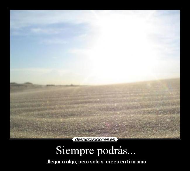 Siempre podrás... - 