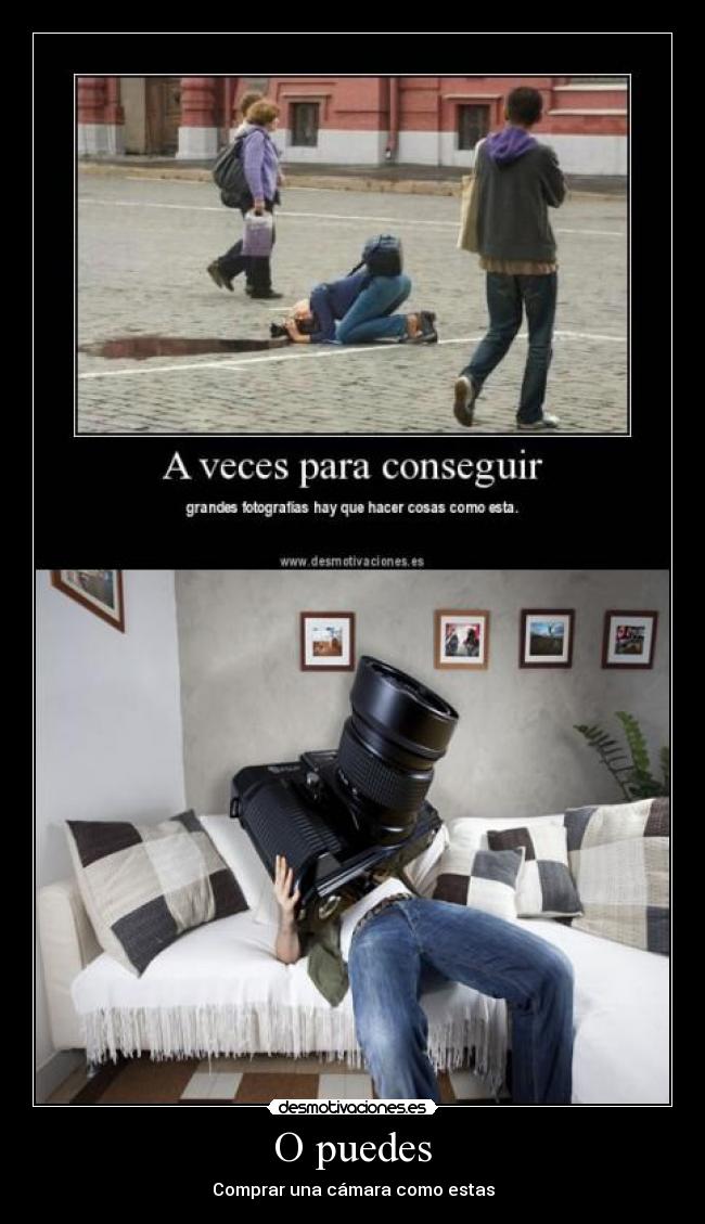 carteles camara desmotivaciones