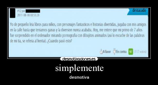 simplemente - desmotiva