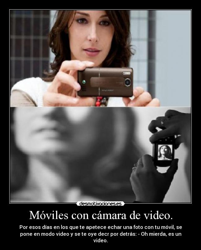 Móviles con cámara de video. - 