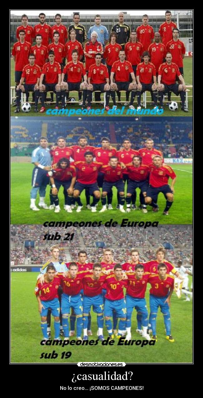 ¿casualidad? -