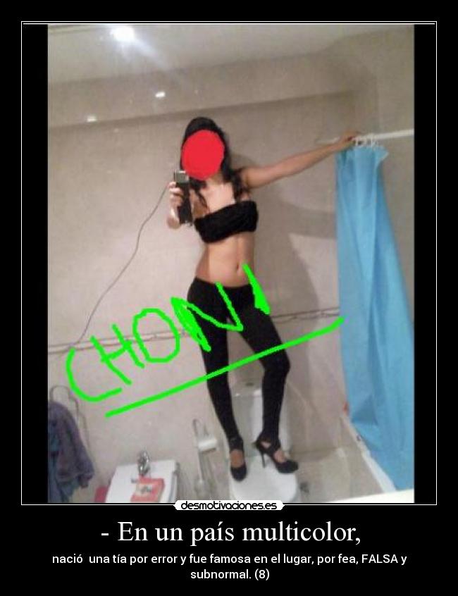 - En un país multicolor, -