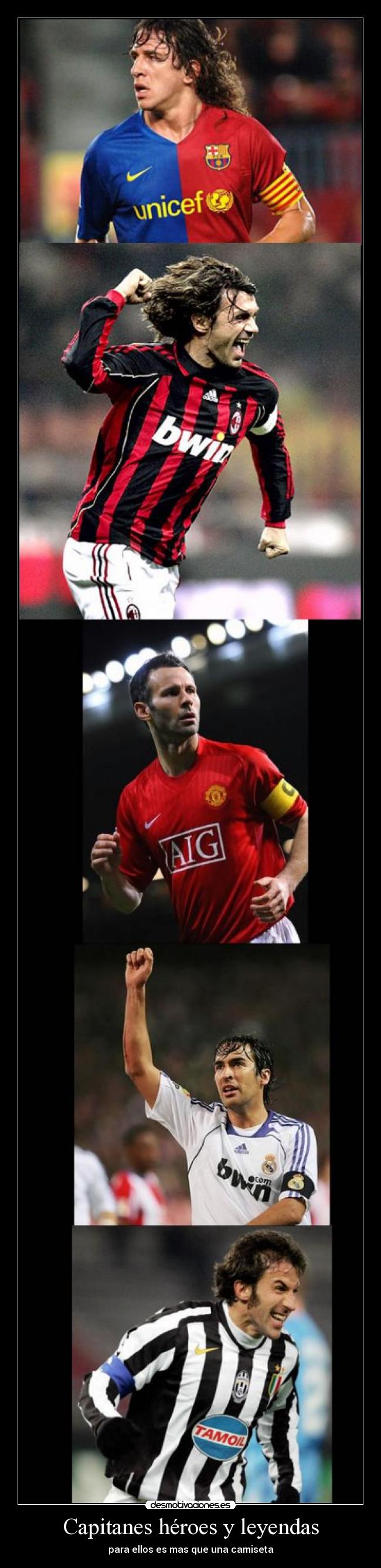 Capitanes héroes y leyendas -