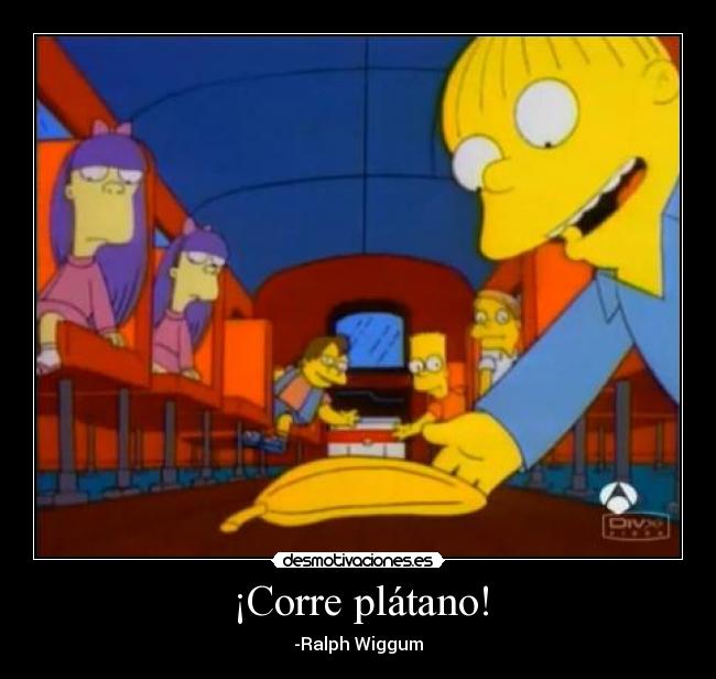¡Corre plátano! -