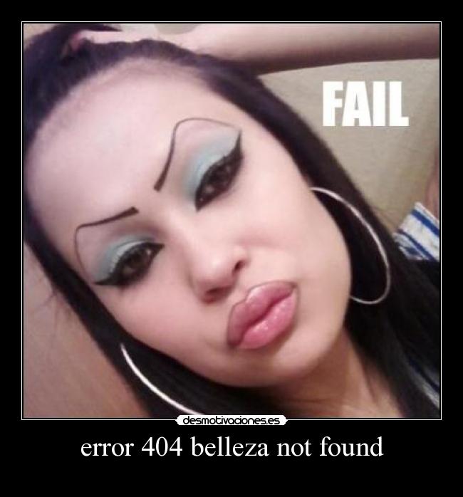 error 404 belleza not found -