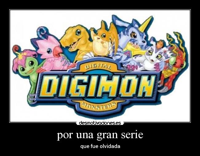 por una gran serie -