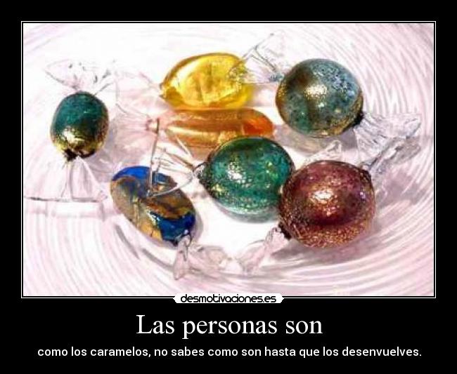 Las personas son -
