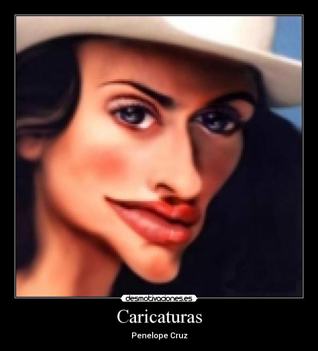 Caricaturas - Penelope Cruz