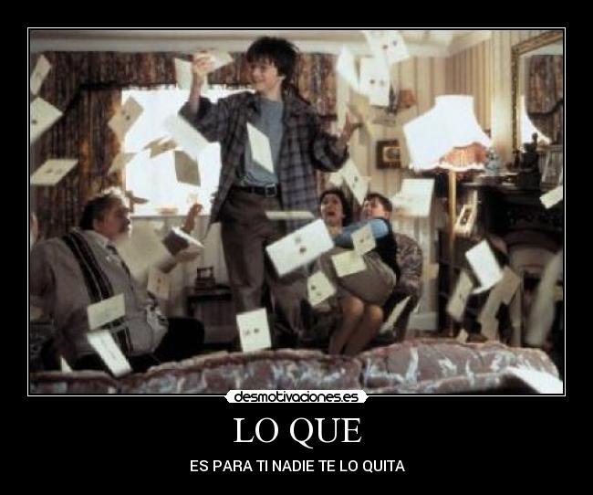 LO QUE - ES PARA TI NADIE TE LO QUITA