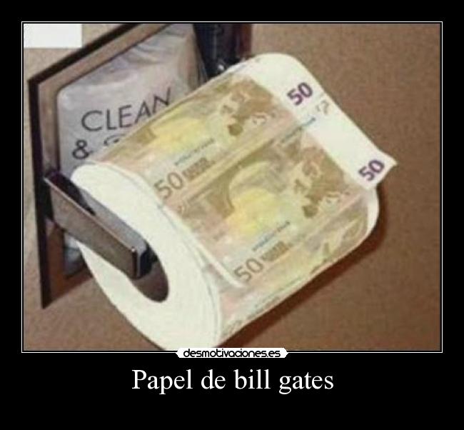Papel de bill gates -