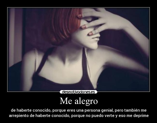 Me alegro -